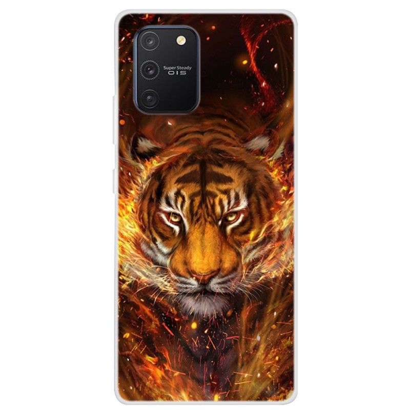 Deksel Samsung Galaxy S10 Lite Branntiger Anti-fall