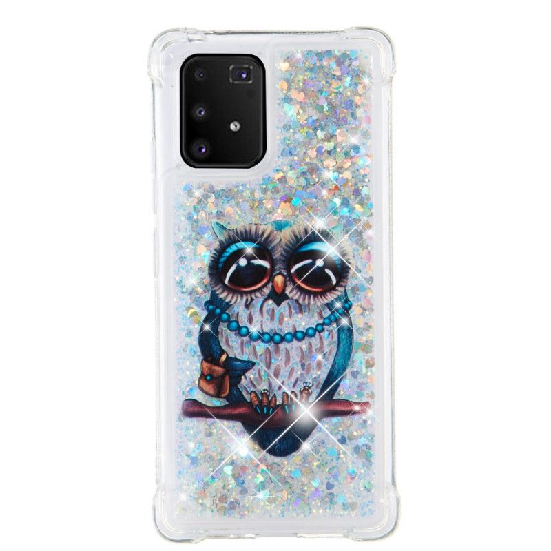 Deksel Samsung Galaxy S10 Lite Mobildeksel Miss Ugle Glitter