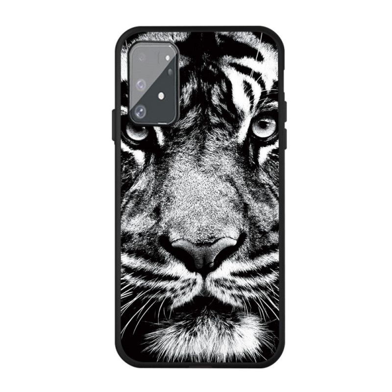 Deksel Samsung Galaxy S10 Lite Mobildeksel Svart Og Hvit Tiger