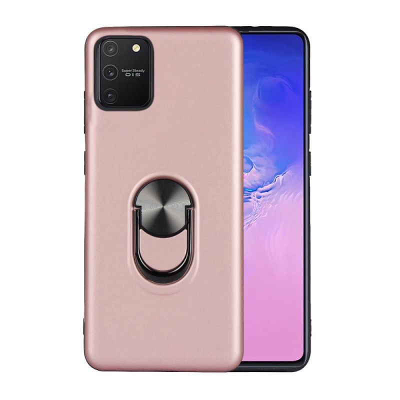 Deksel Samsung Galaxy S10 Lite Rose Gold Avtakbar Med Støttering Anti-fall