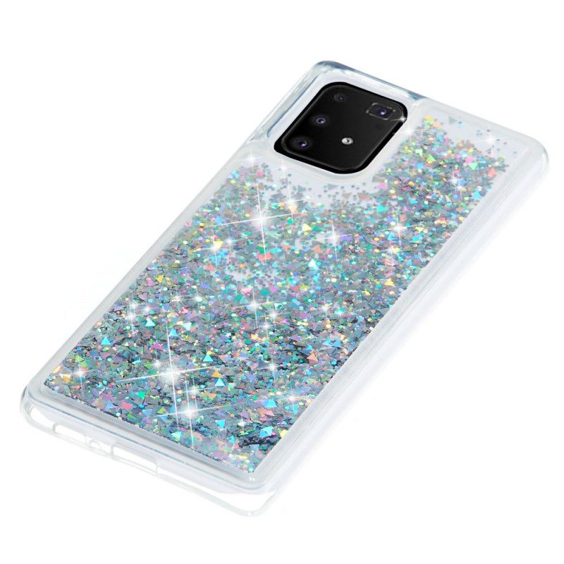 Deksel Samsung Galaxy S10 Lite Sølv Lystglitter Beskyttelse