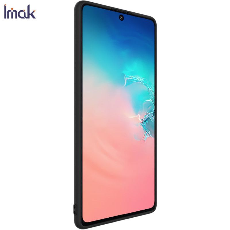 Deksel Samsung Galaxy S10 Lite Svart Uc-1-Serien Silikonmatte Imak