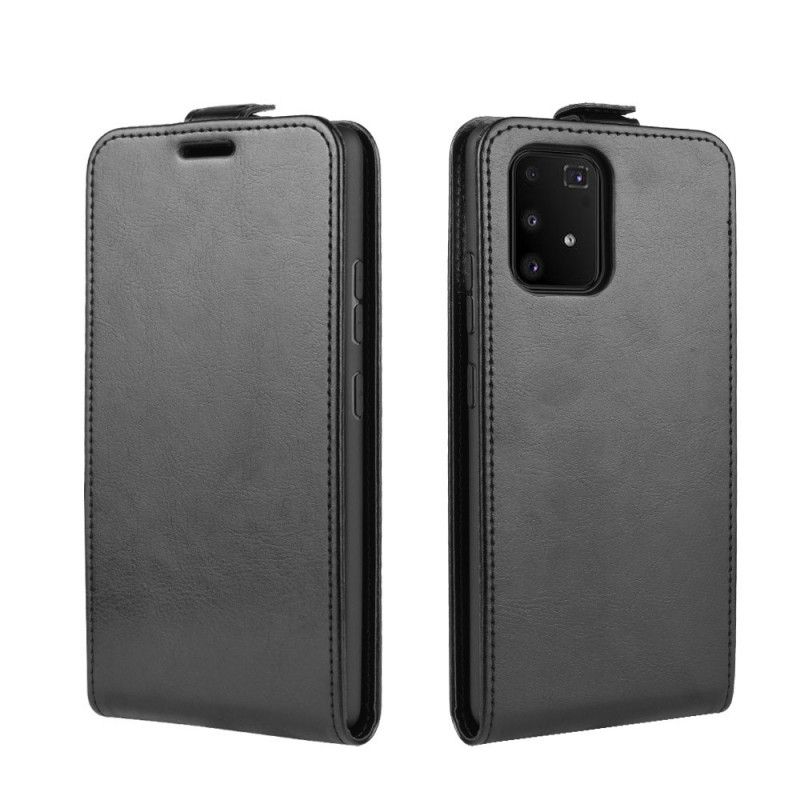 Folio Deksel for Samsung Galaxy S10 Lite Svart Sammenleggbar Skinneffekt