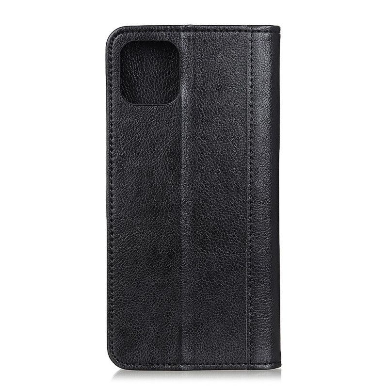 Folio Deksel for Samsung Galaxy S10 Lite Svart Sjarmerende Split Litchi