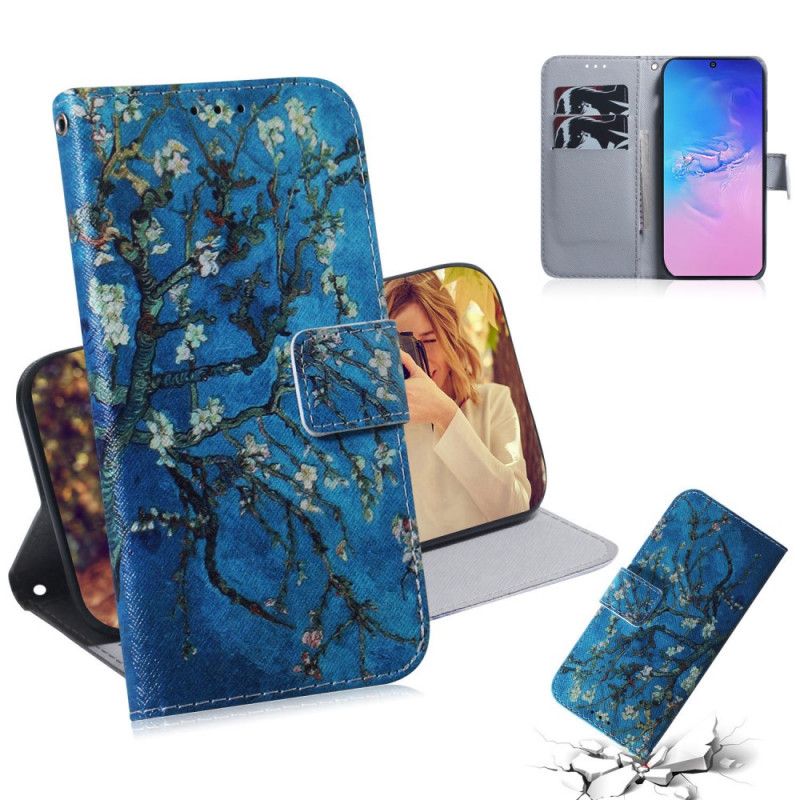 Folio Deksel Samsung Galaxy S10 Lite Blomstrende Tregren