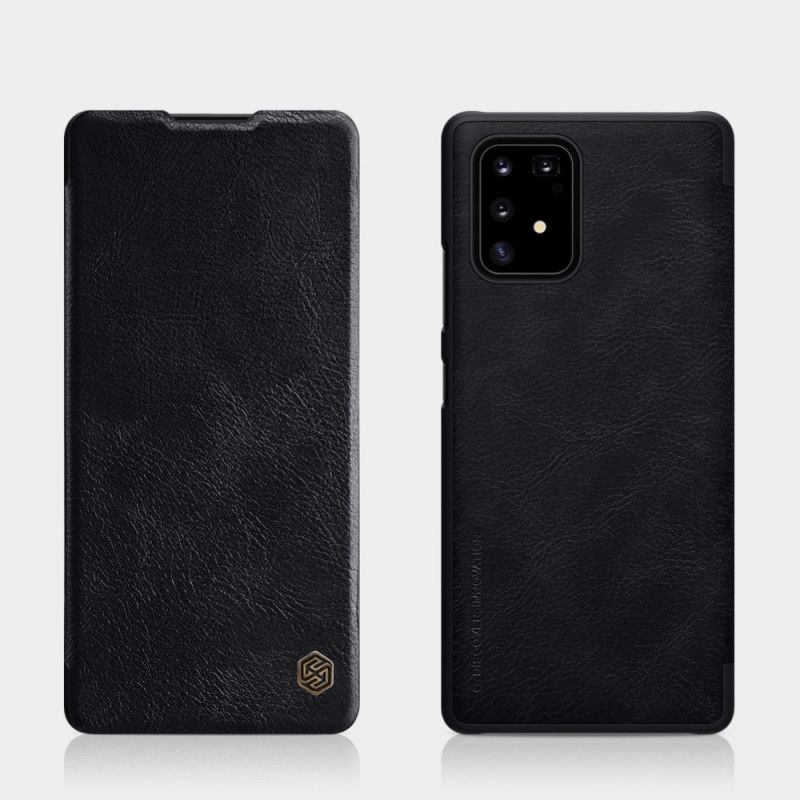 Folio Deksel Samsung Galaxy S10 Lite Svart Nillkin Qin-Serien