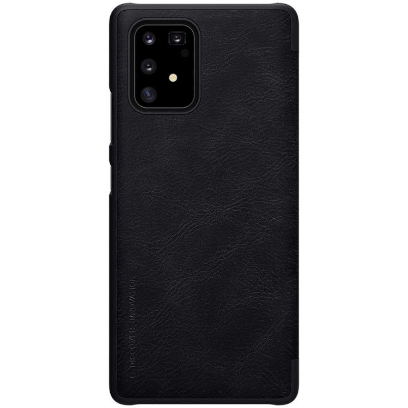 Folio Deksel Samsung Galaxy S10 Lite Svart Nillkin Qin-Serien