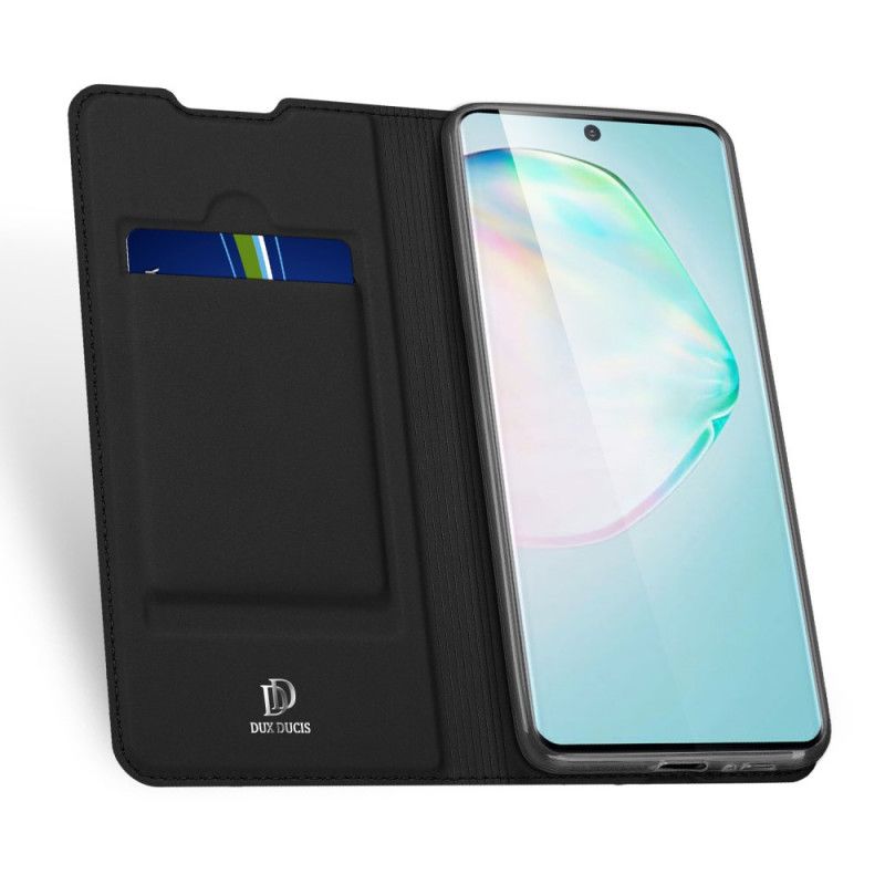 Folio Deksel Samsung Galaxy S10 Lite Svart Pro Dux Ducis Hud Beskyttelse