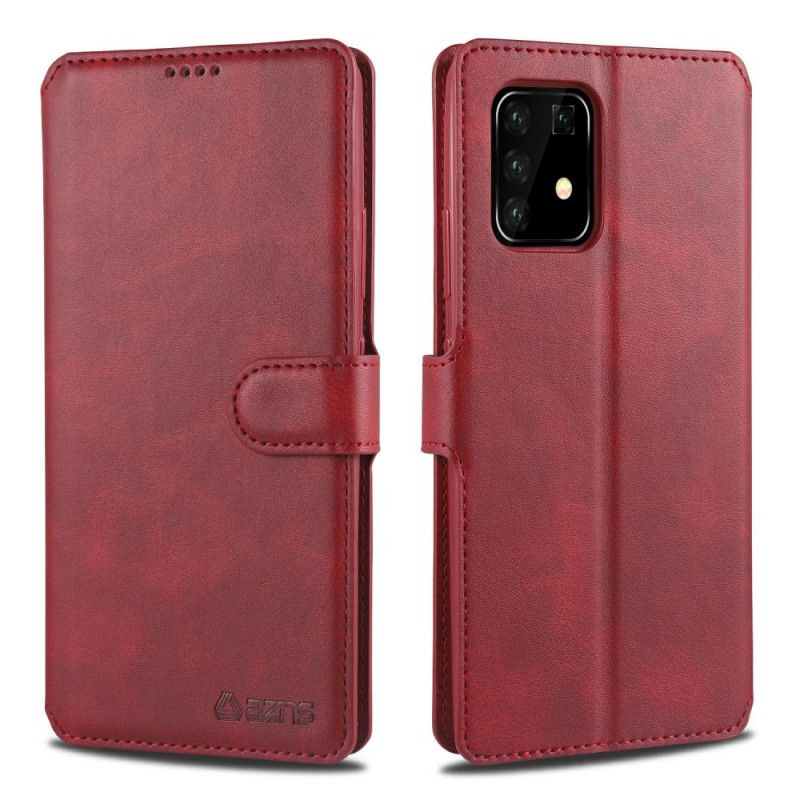 Folio Deksel Samsung Galaxy S10 Lite Svart Retro Azns