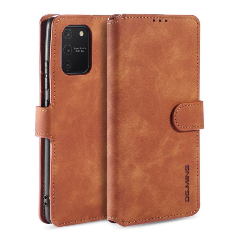 Folio Deksel Samsung Galaxy S10 Lite Svart Retro Dg.Ming Beskyttelse