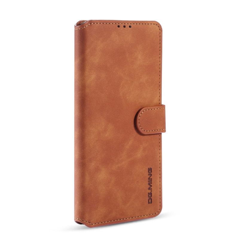 Folio Deksel Samsung Galaxy S10 Lite Svart Retro Dg.Ming Beskyttelse