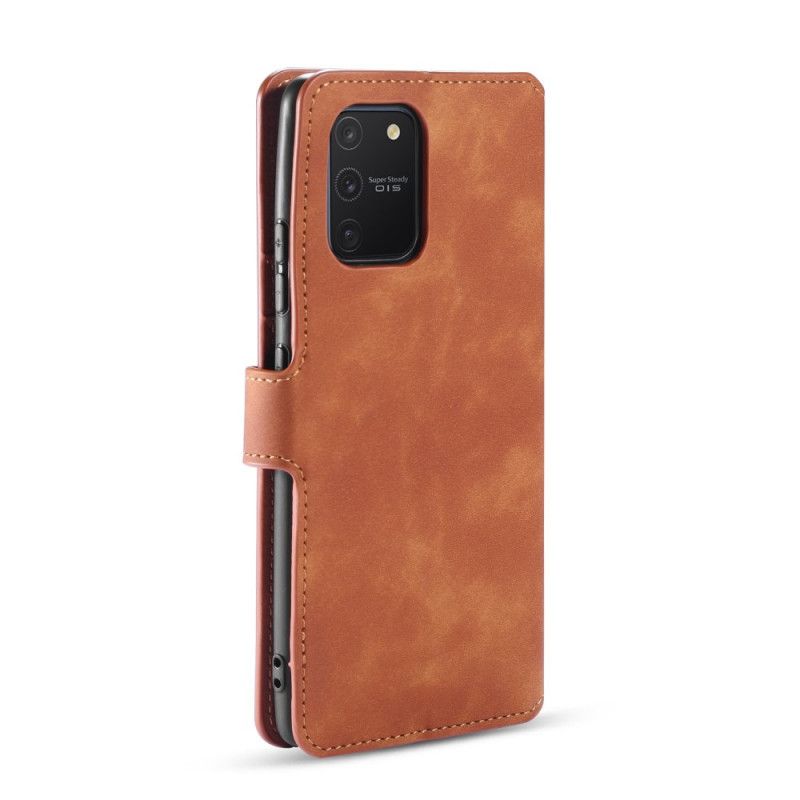 Folio Deksel Samsung Galaxy S10 Lite Svart Retro Dg.Ming Beskyttelse