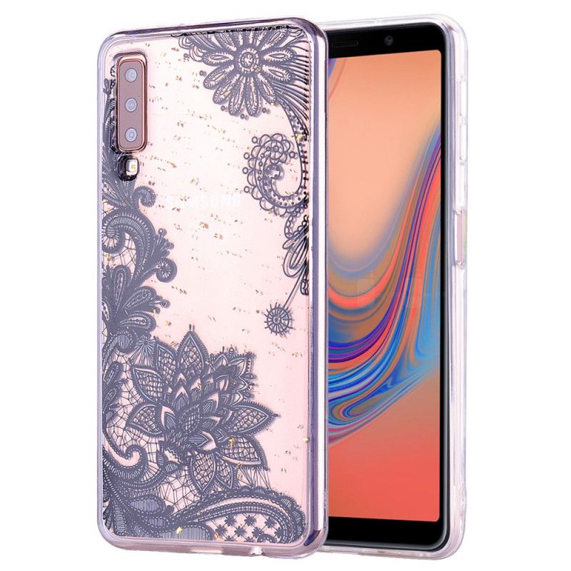 Deksel Samsung Galaxy A70 Blonder Og Paljettblomster Anti-fall