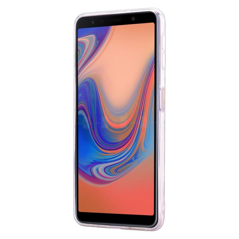 Deksel Samsung Galaxy A70 Blonder Og Paljettblomster Anti-fall