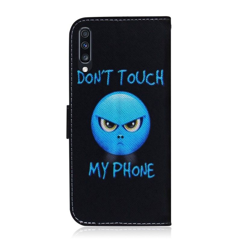 Folio Deksel for Samsung Galaxy A70 Emoji-Telefon