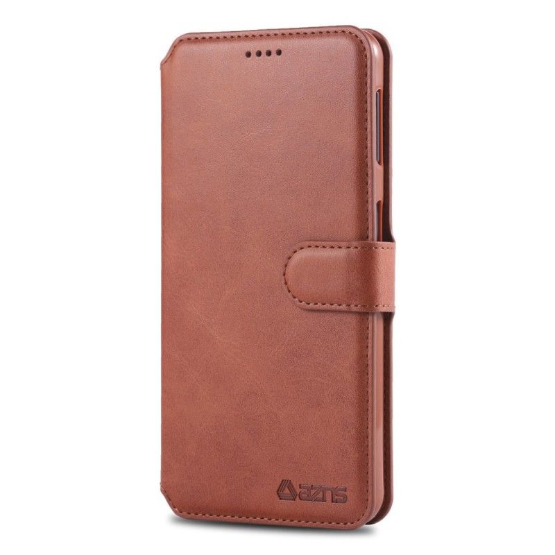 Folio Deksel for Samsung Galaxy A70 Svart Retro Azns