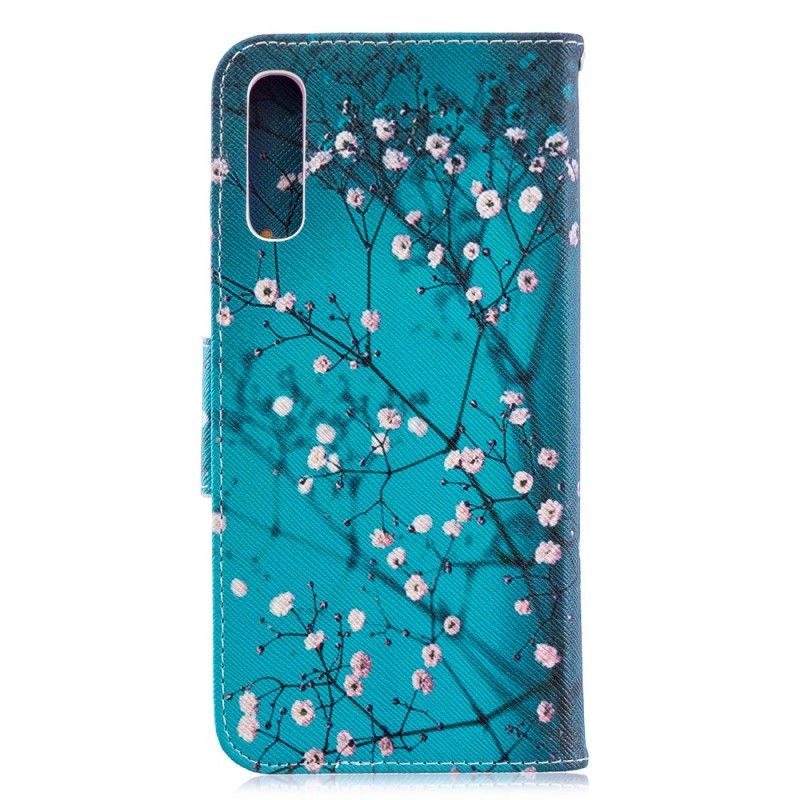 Folio Deksel Samsung Galaxy A70 Blomstrende Tre