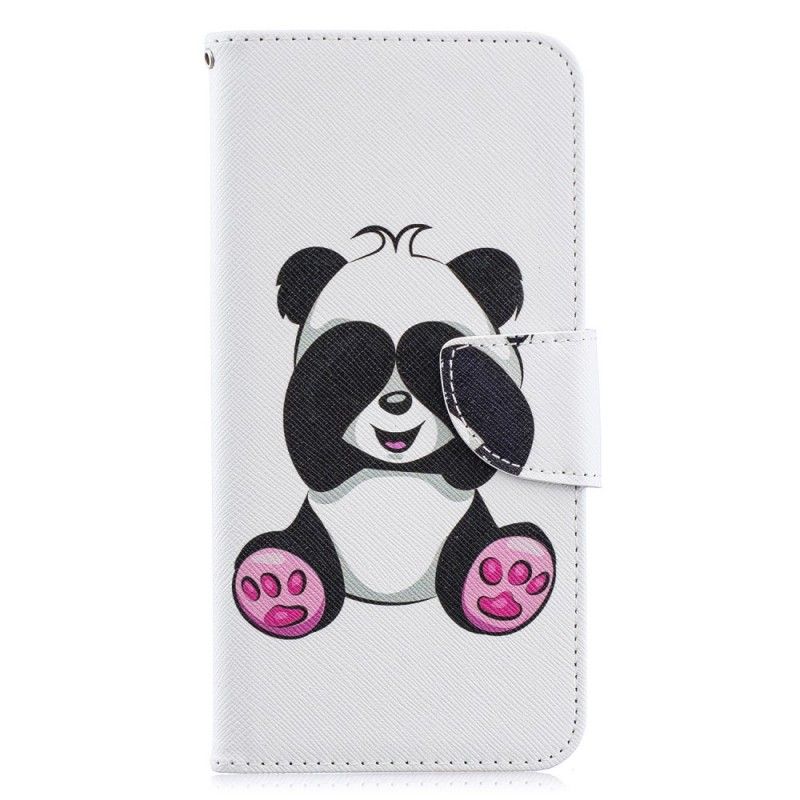 Folio Deksel Samsung Galaxy A70 Morsom Panda
