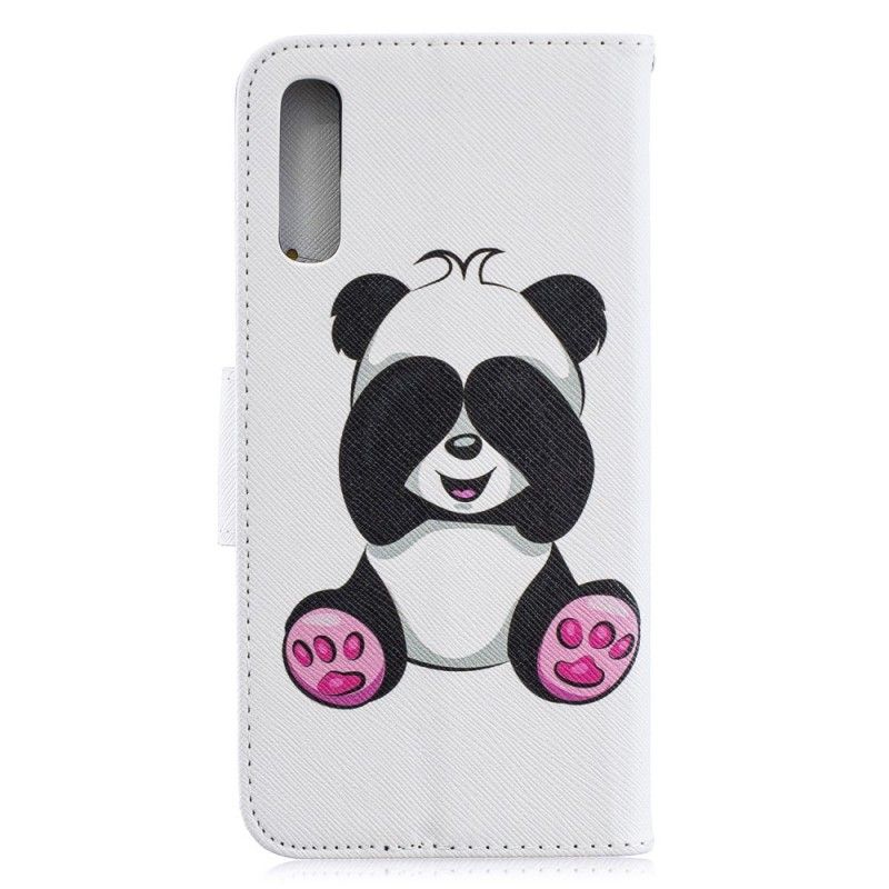 Folio Deksel Samsung Galaxy A70 Morsom Panda