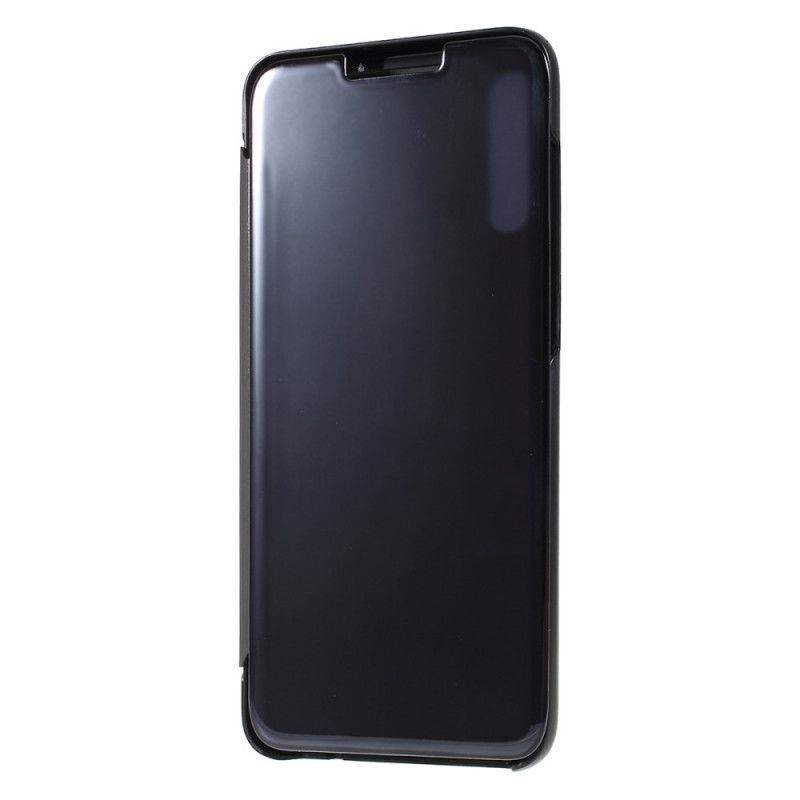 Visningsdeksel Samsung Galaxy A70 Svart Speil Og Skinneffekt