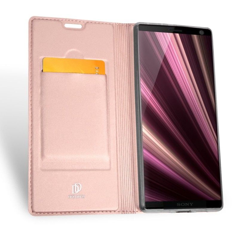 Folio Deksel Sony Xperia 10 Plus Mobildeksel Førsteklasses Serie