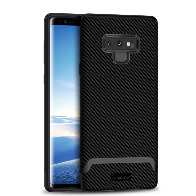 Deksel for Samsung Galaxy Note 9 Rød Ipaky Karbonfiber