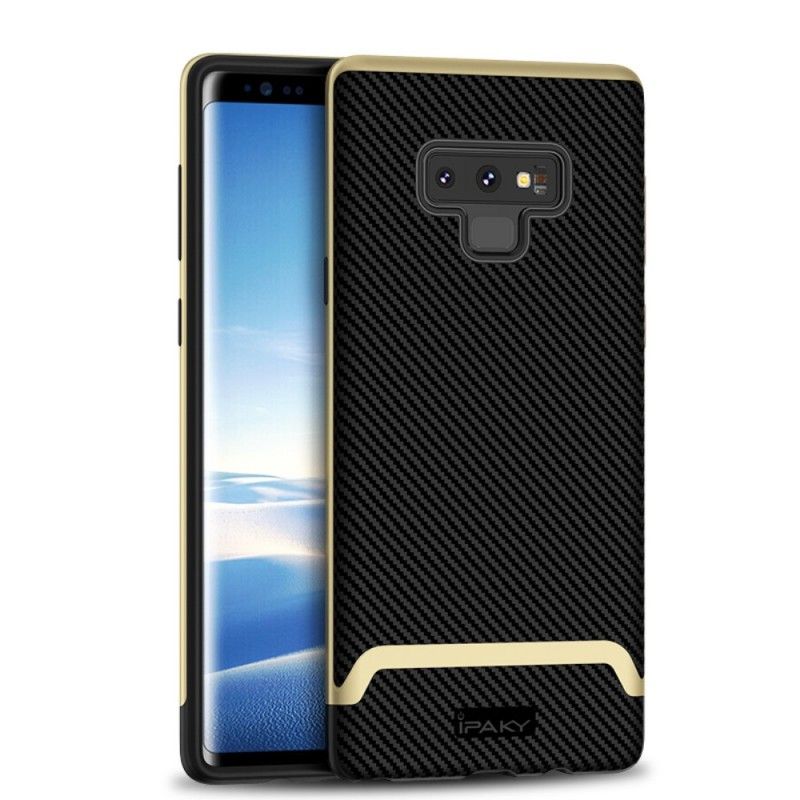 Deksel for Samsung Galaxy Note 9 Rød Ipaky Karbonfiber