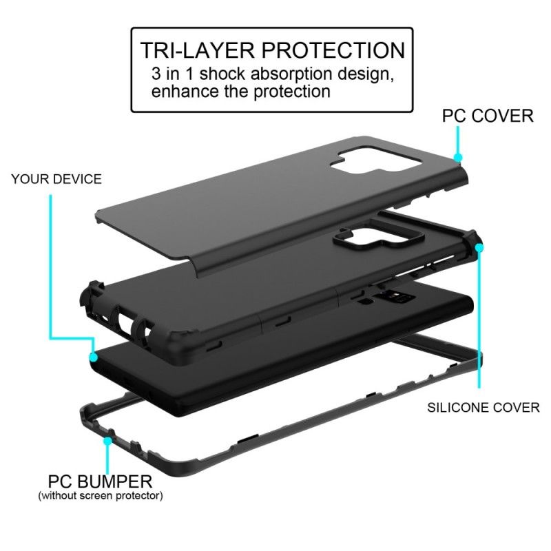 Deksel for Samsung Galaxy Note 9 Svart Avtakbar Premium