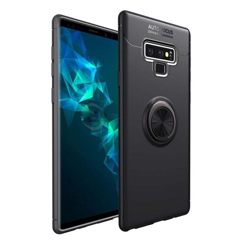 Deksel Samsung Galaxy Note 9 Svart Roterende Ring