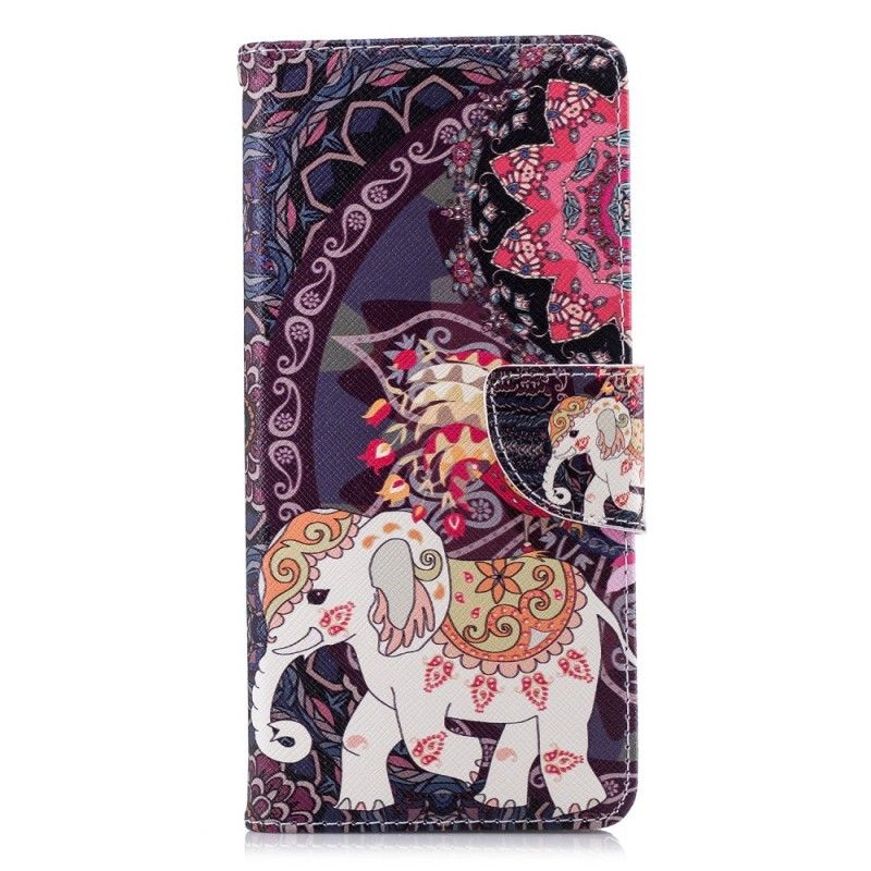 Folio Deksel Samsung Galaxy Note 9 Etnisk Elefantmandala