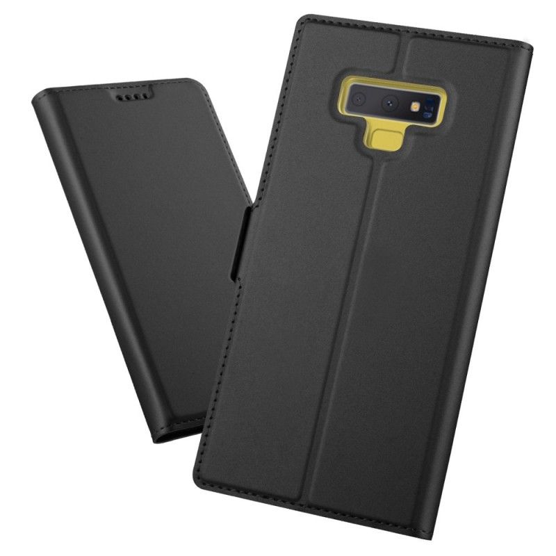Folio Deksel Samsung Galaxy Note 9 Golden Kortholder I Skinneffekt