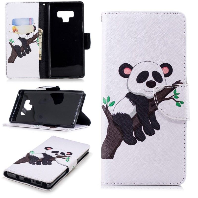 Folio Deksel Samsung Galaxy Note 9 Lat Panda