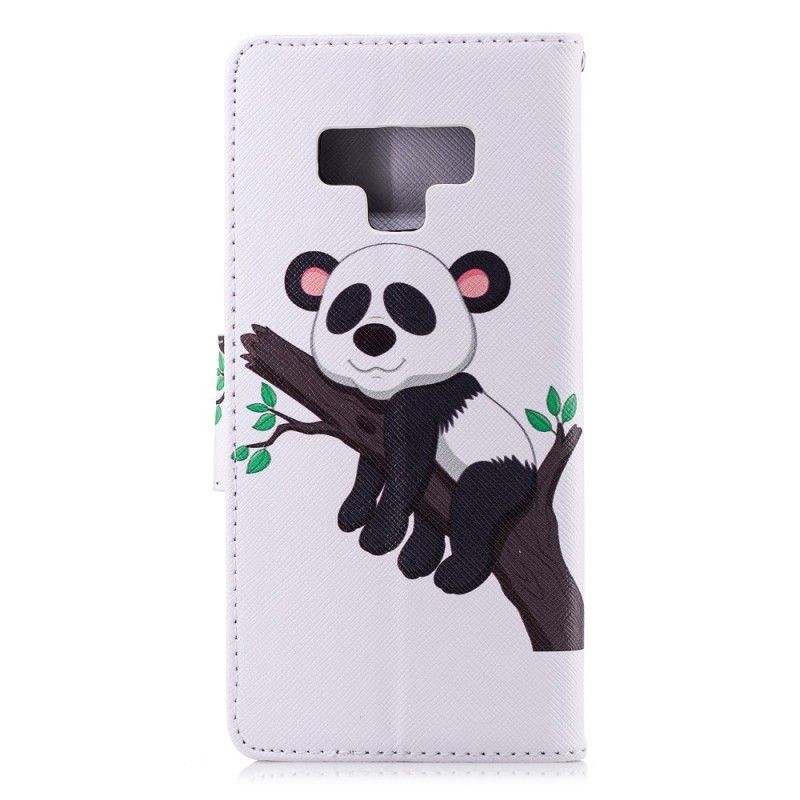 Folio Deksel Samsung Galaxy Note 9 Lat Panda