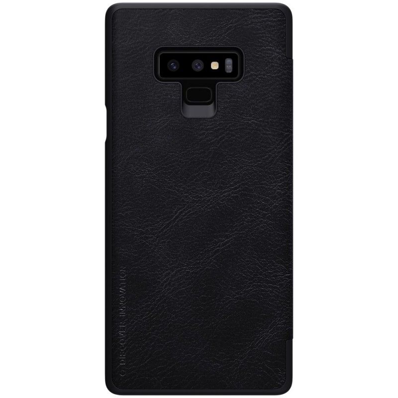 Folio Deksel Samsung Galaxy Note 9 Svart Nillkin Qin-Serien