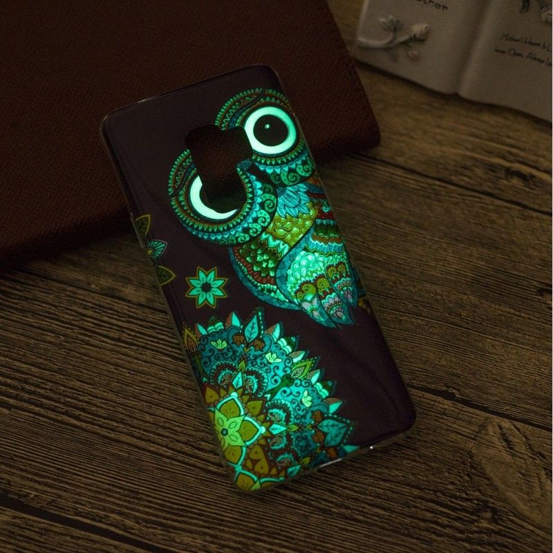 Deksel for Samsung Galaxy S9 Fluorescerende Mandalaugle