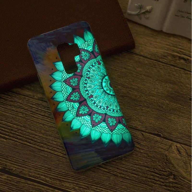 Deksel Samsung Galaxy S9 Fluorescerende Mandala