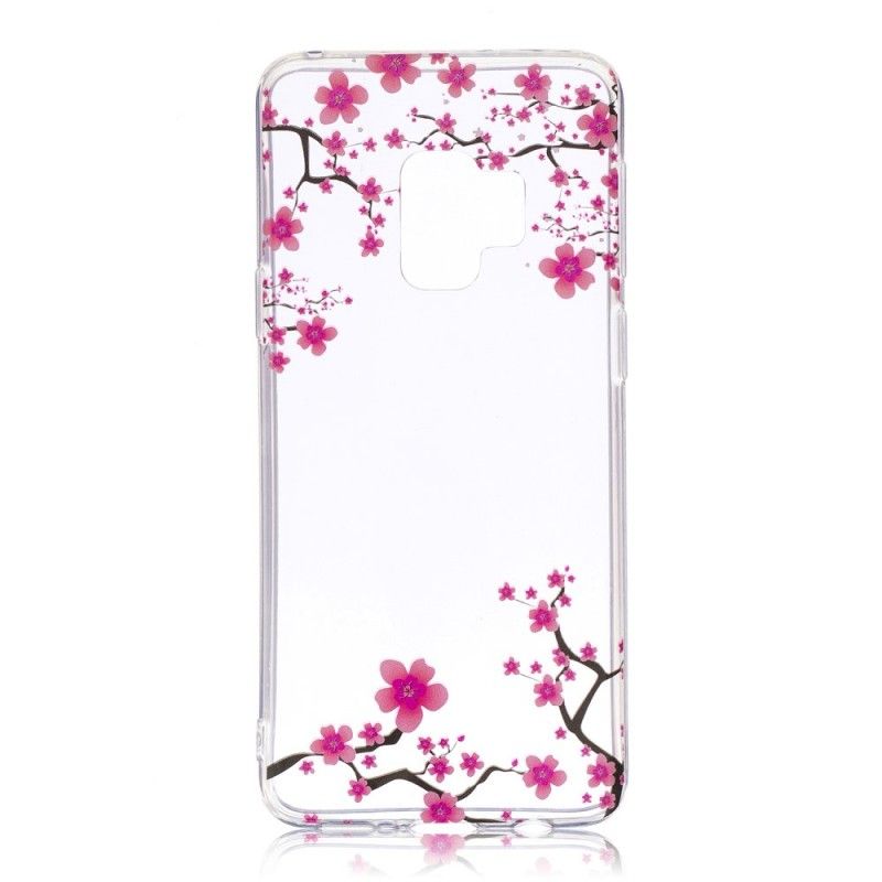 Deksel Samsung Galaxy S9 Plomme Blomstrer