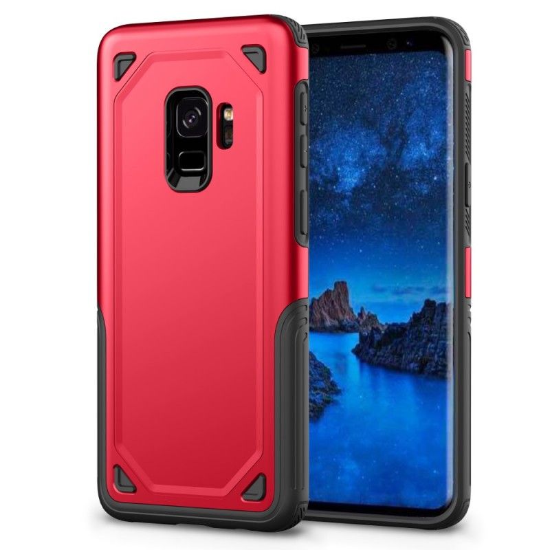 Deksel Samsung Galaxy S9 Rosa Mobildeksel Premium Metalleffekt