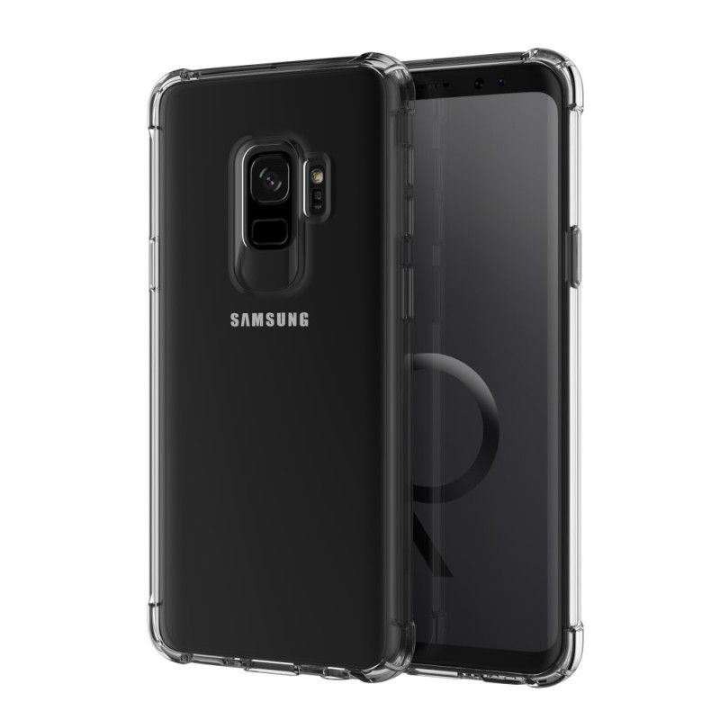 Deksel Samsung Galaxy S9 Svart Gjennomsiktige Leeu-Beskyttelsesputer Beskyttelse