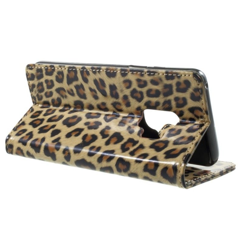 Folio Deksel for Samsung Galaxy S9 Leopard