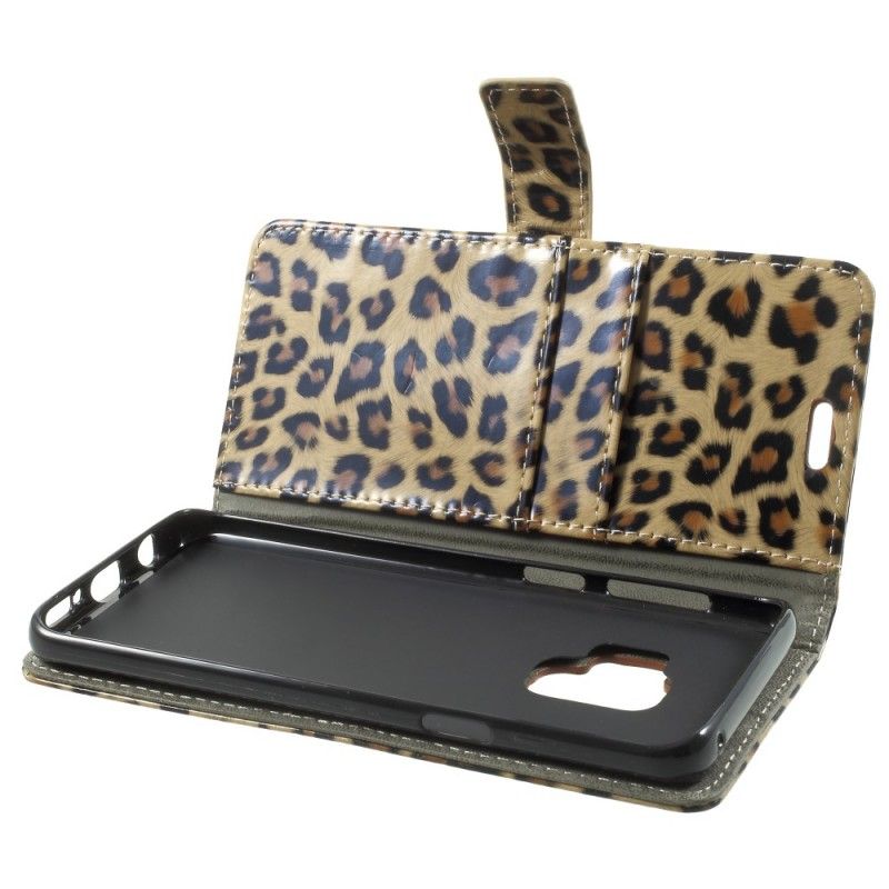 Folio Deksel for Samsung Galaxy S9 Leopard