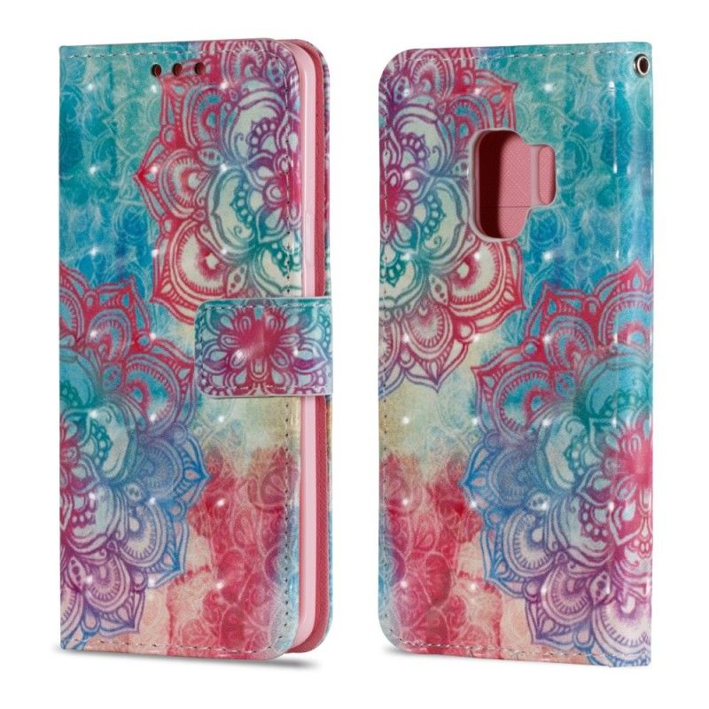 Folio Deksel for Samsung Galaxy S9 Lotus