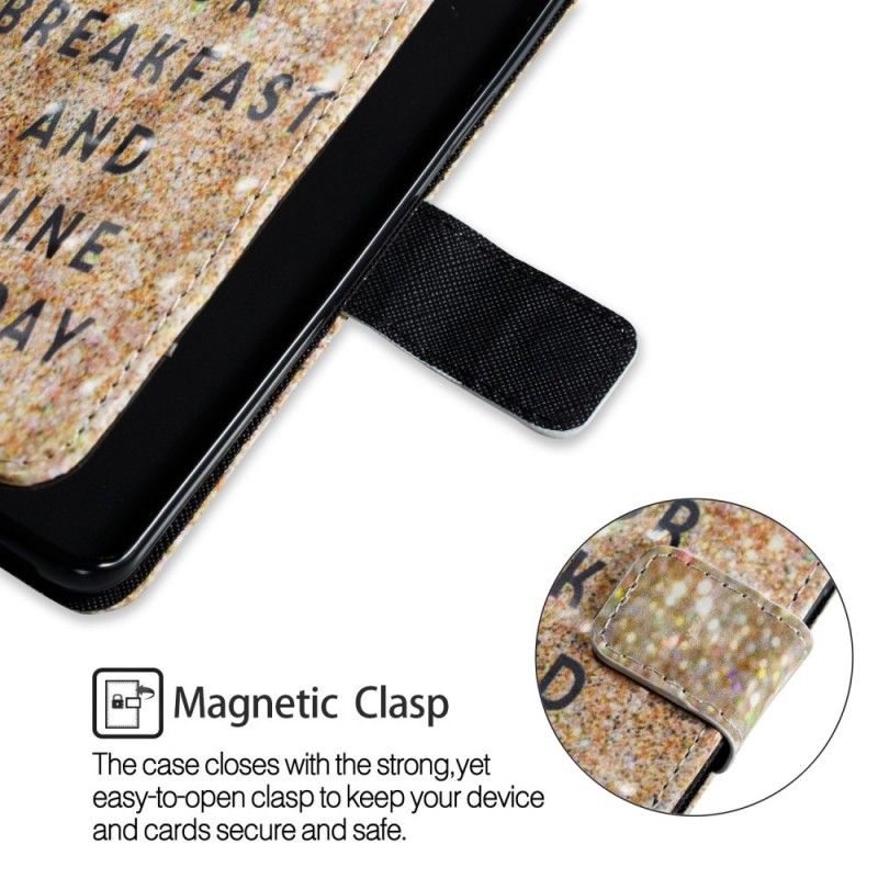 Folio Deksel for Samsung Galaxy S9 Spis Glitter