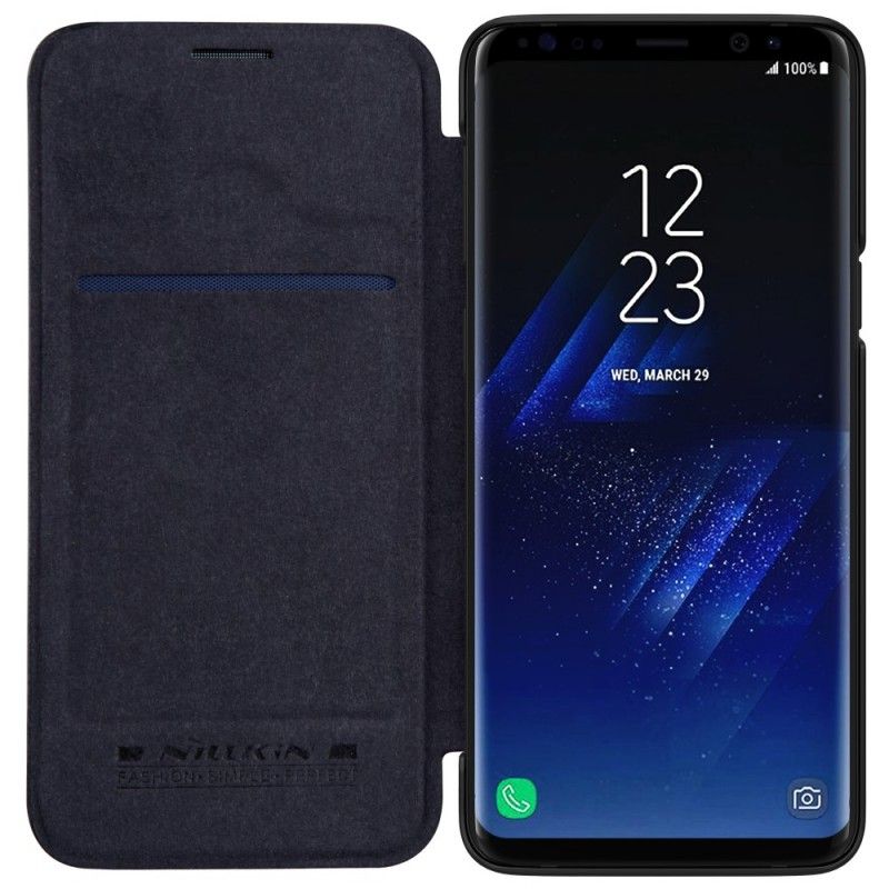 Folio Deksel Samsung Galaxy S9 Brun Nillkin Qin-Serien