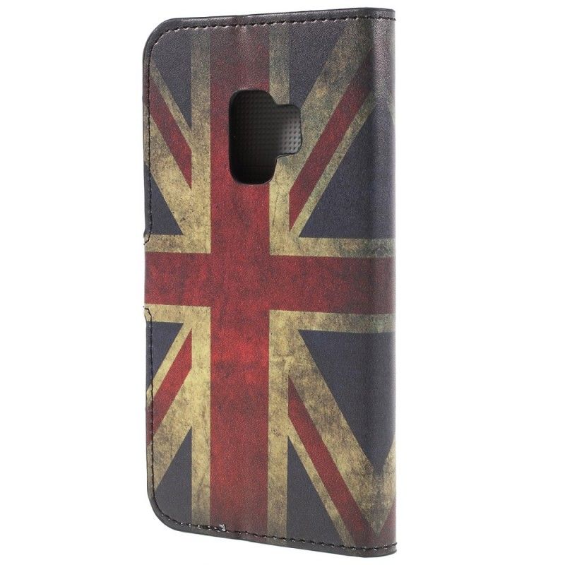 Folio Deksel Samsung Galaxy S9 Englands Flagg