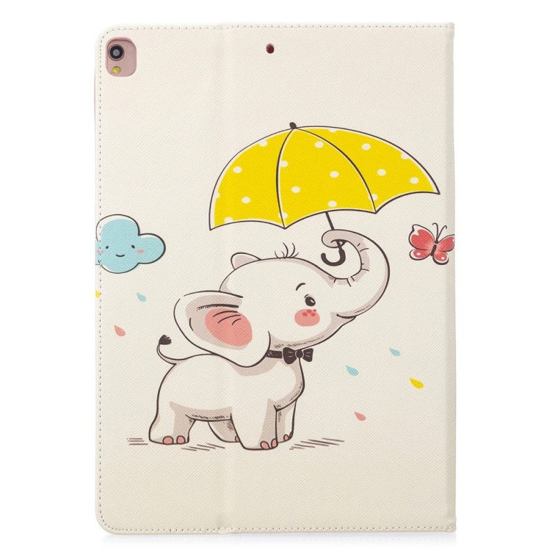 Case Etui iPad 10.2" (2019) (2020) Mobildeksel Elefant I Regnet