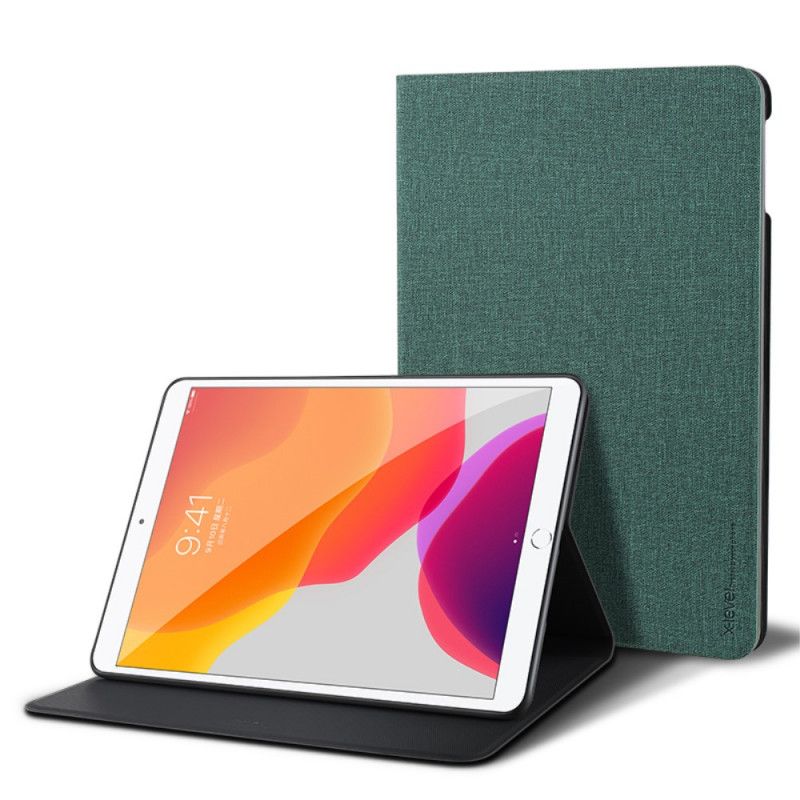 Case Etui iPad 10.2" (2019) (2020) Svart Stoff På X-Nivå