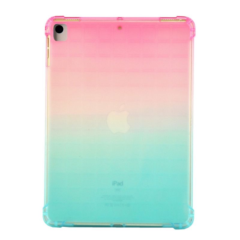 Deksel iPad 10.2" (2019) (2020) Rosa Silikongradientfarger Anti-fall