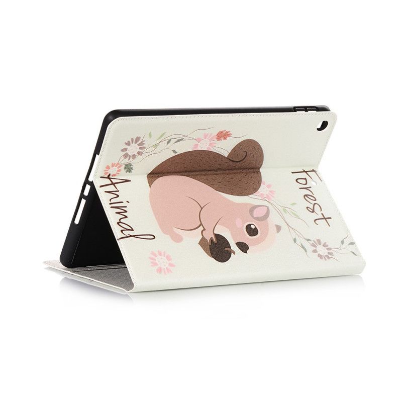 Etui for iPad 10.2" (2019) (2020) Hvit Ekorn