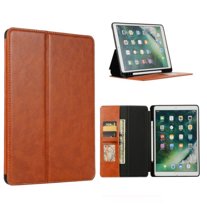 Etui for iPad 10.2" (2019) (2020) Svart Luksus Skinneffekt